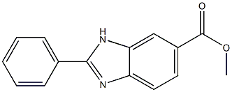 METHYL-2-PHENYL-3H-BENZO[D]IMIDAZOLE-5-CARBOXYLATE 구조식 이미지