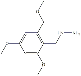 (2,4-dimethoxy-6-(methoxymethyl)benzyl)hydrazine Structure