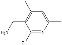 (2-chloro-4,6-dimethylpyridin-3-yl)methanamine 구조식 이미지