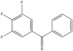 (3,4,5-trifluorophenyl)(phenyl)methanethione 구조식 이미지