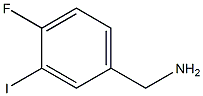 (4-fluoro-3-iodophenyl)methanamine 구조식 이미지