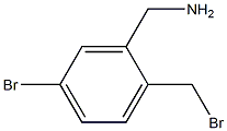 (5-bromo-2-(bromomethyl)phenyl)methanamine 구조식 이미지