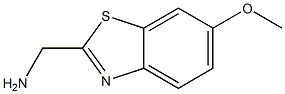 (6-methoxybenzo[d]thiazol-2-yl)methanamine 구조식 이미지