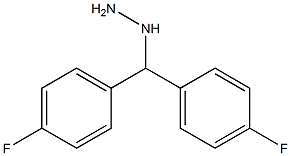 (bis(4-fluorophenyl)methyl)hydrazine Structure