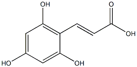 (E)-3-(2,4,6-trihydroxyphenyl)acrylic acid 구조식 이미지