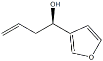 (R)-1-(furan-3-yl)but-3-en-1-ol 구조식 이미지