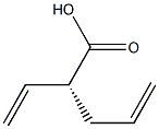 (R)-2-vinylpent-4-enoic acid 구조식 이미지