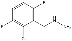 1-(2-chloro-3,6-difluorobenzyl)hydrazine 구조식 이미지