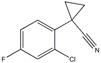 1-(2-chloro-4-fluorophenyl)cyclopropanecarbonitrile Structure