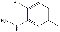 1-(3-bromo-6-methylpyridin-2-yl)hydrazine Structure