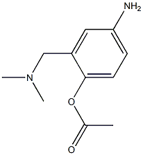 1-(4-Amino-2-dimethylaminomethyl-phenyl)-acetic acid Structure