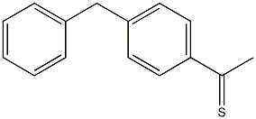 1-(4-benzylphenyl)ethanethione Structure