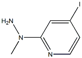 1-(4-iodopyridin-2-yl)-1-methylhydrazine Structure