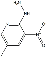 1-(5-methyl-3-nitropyridin-2-yl)hydrazine 구조식 이미지