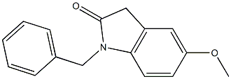 1-benzyl-5-methoxyindolin-2-one 구조식 이미지