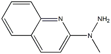 1-methyl-1-(quinolin-2-yl)hydrazine 구조식 이미지