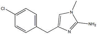 1-methyl-4-(4-chlorobenzyl)-1H-imidazol-2-amine Structure