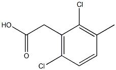 2-(2,6-dichloro-3-methylphenyl)acetic acid Structure