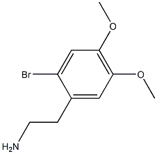 2-(2-bromo-4,5-dimethoxyphenyl)ethanamine 구조식 이미지