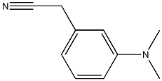 2-(3-(dimethylamino)phenyl)acetonitrile Structure