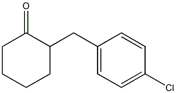 2-(4-chlorobenzyl)cyclohexanone Structure