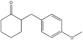 2-(4-methoxybenzyl)cyclohexanone 구조식 이미지