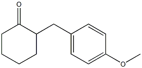 2-(4-methoxybenzyl)cyclohexanone Structure