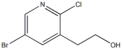 2-(5-bromo-2-chloropyridin-3-yl)ethanol Structure