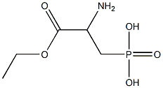 2-(ethoxycarbonyl)-2-aminoethylphosphonic acid Structure