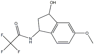 2,2,2-TRIFLUORO-N-(3-HYDROXY-5-METHOXY-2,3-DIHYDRO-1H-INDEN-1-YL)ACETAMIDE Structure