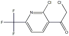 2-chloro-1-(2-chloro-6-(trifluoromethyl)pyridin-3-yl)ethanone Structure