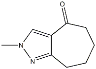 2-methyl-5,6,7,8-tetrahydrocyclohepta[c]pyrazol-4(2H)-one 구조식 이미지