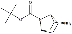 2R-2-Amino-7-aza-bicyclo[2.2.1]heptane-7-carboxylic acid tert-butyl ester 구조식 이미지