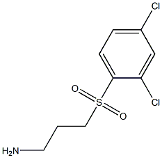 3-(2,4-dichlorophenylsulfonyl)propan-1-amine Structure