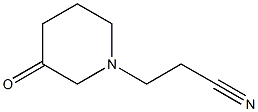 3-(3-oxopiperidin-1-yl)propanenitrile 구조식 이미지