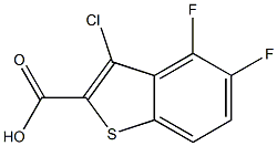 3-chloro-4,5-difluorobenzo[b]thiophene-2-carboxylic acid 구조식 이미지