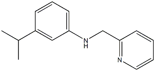 3-isopropyl-N-((pyridin-2-yl)methyl)benzenamine 구조식 이미지