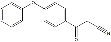 3-oxo-3-(4-phenoxyphenyl)propanenitrile 구조식 이미지