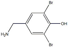 4-(aminomethyl)-2,6-dibromophenol Structure