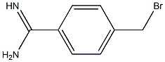 4-(bromomethyl)benzamidine Structure