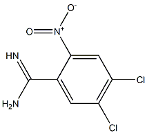 4,5-dichloro-2-nitrobenzamidine Structure