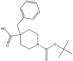 4-benzyl 1-tert-butyl piperidine-1,4-dicarboxylate Structure