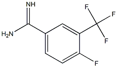 4-fluoro-3-(trifluoromethyl)benzamidine 구조식 이미지