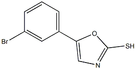 5-(3-BROMOPHENYL)-1,3-OXAZOLE-2-THIOL Structure