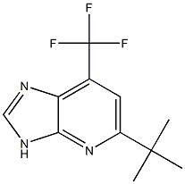 5-tert-butyl-7-(trifluoromethyl)-3H-imidazo[4,5-b]pyridine 구조식 이미지