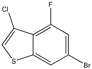 6-bromo-3-chloro-4-fluorobenzo[b]thiophene Structure