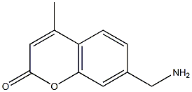 7-(aminomethyl)-4-methyl-2H-chromen-2-one Structure