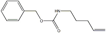 benzyl pent-4-enylcarbamate 구조식 이미지