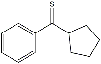cyclopentyl(phenyl)methanethione Structure