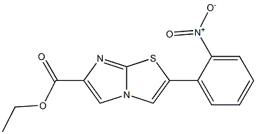 ethyl 2-(2-nitrophenyl)imidazo[2,1-b]thiazole-6-carboxylate 구조식 이미지